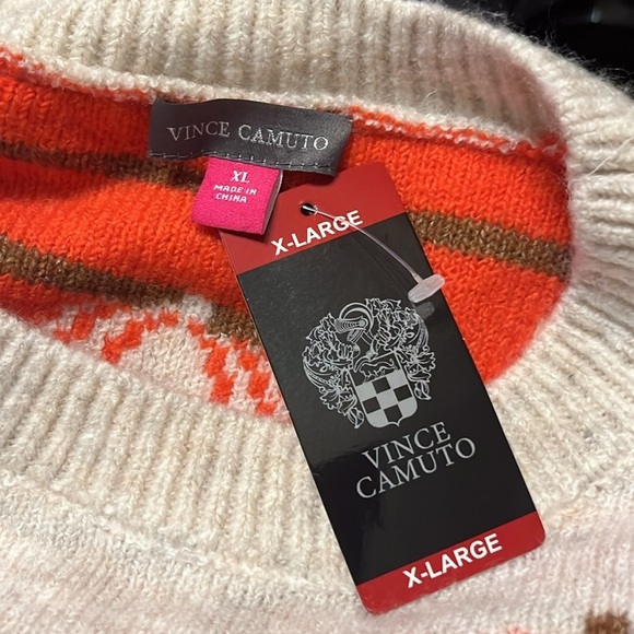 Pumpkin Patterned Cream Sweater - Picture 6 of 6